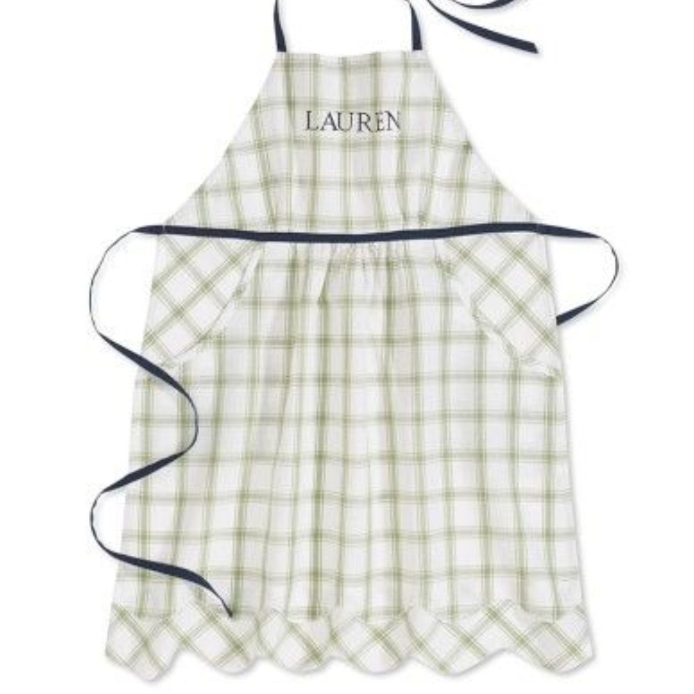 THE MARGOT Gingham Plaid Linen Apron - YOU PICK!